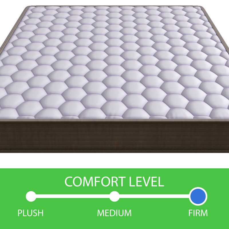 Matelas à ressorts ensachés 6 po - mi-ferme 6 po, Lit simple