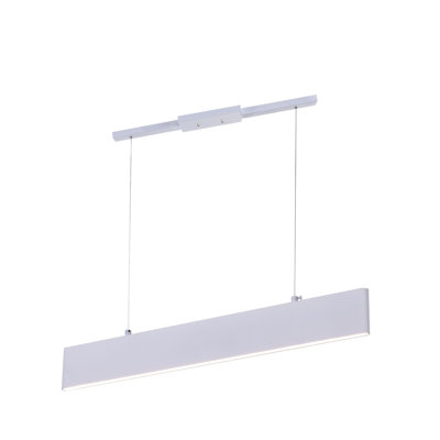 Integrated LED Linear Chandelier for Dining Rooms, Living Rooms, and Pool Tables