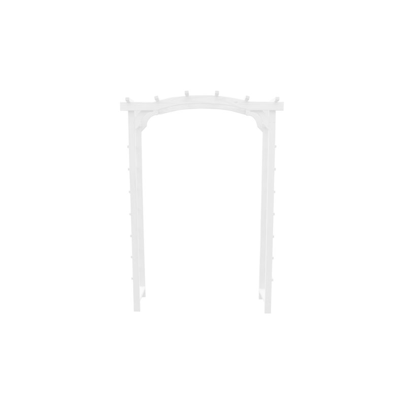 4 pi Madison Arbor traité sous pression, Blanc