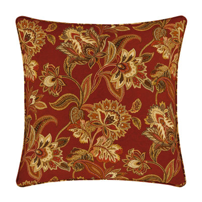 Montecito Red Euro Sham