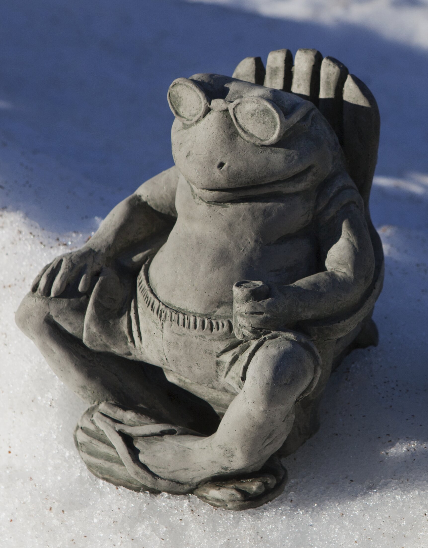 Campania International Frankie Frog Statue