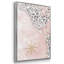 Carte rose du guépard - Toile encadrée multi-pièces-445944136-445944138