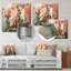 Portrait de renard orange et rose Blooms I-2053332297