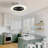Hemion 20" RGB Flush Mount Ceiling Fan with Lights and Remote Control 3CCT Reversible Noiseless Motor-88078625