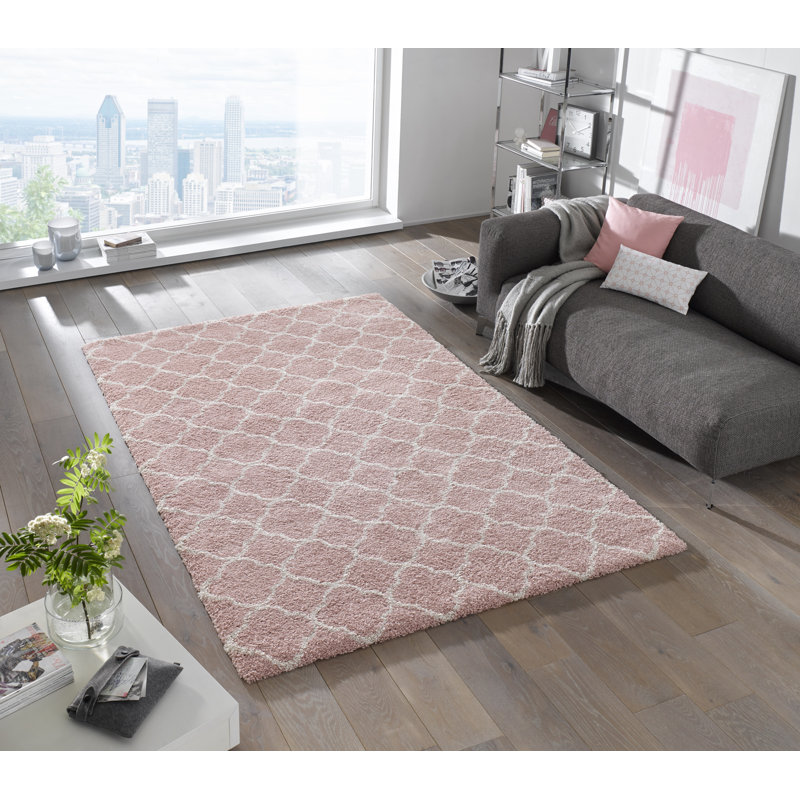 Luna Pink Rug, Rectangle 160 x 230cm