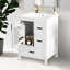 Meuble-lavabo 24 po avec lavabo en céramique, tablette de porte double couche et 3 tiroirs-1355086843