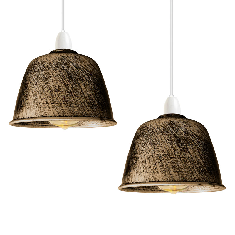 13.5cm H Metal Drum Lamp Shade ( Screw On ), Yellow Brass