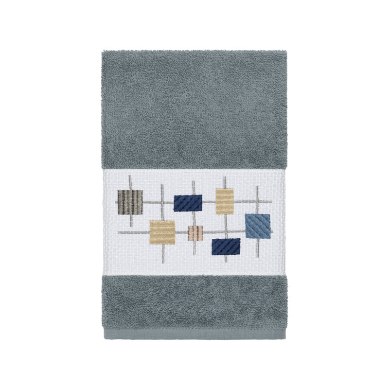 Khloe Turkish Cotton Midweight Hand Towel, Teal
