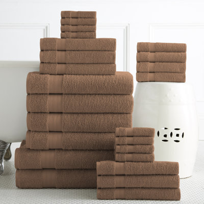 Ensemble de serviettes en coton à 100 % de 24 articles Aneysa