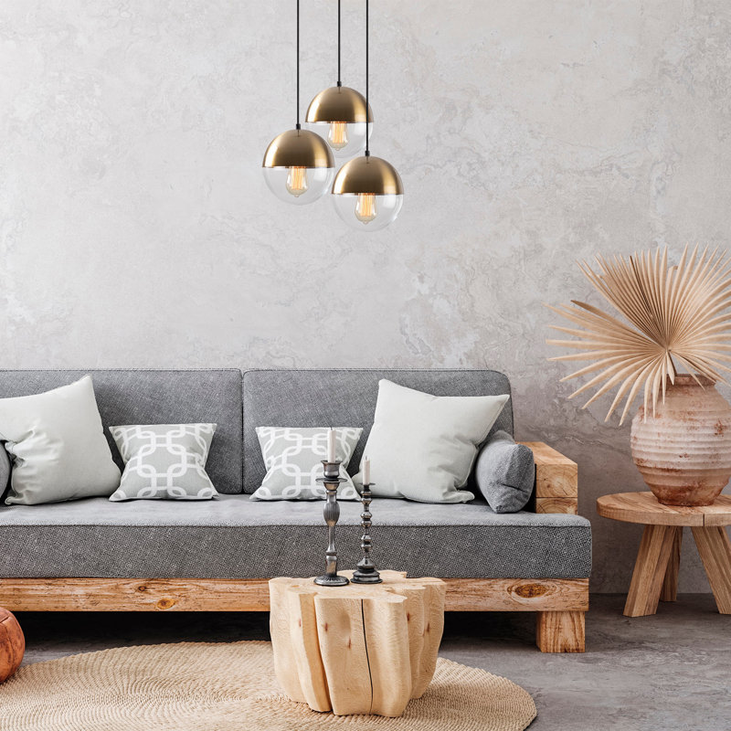 Winslow 3 - Light Cluster Pendant, Copper