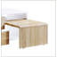 Table basse blanche à finition ultrabrillante