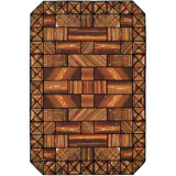 Jamie Drake - 'Tiger Eye' Rug 6' X 9'
