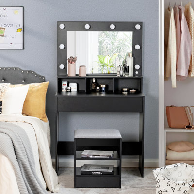 Jannuel Dressing Table Storage Included