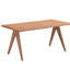 Velentina Rattan & Natural Finish Dining Table