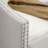 Daybed With Twin Size Trundle Upholstered Tufted Sofa Bed, With Button On Back And Copper Nail On Waved Shape Arms