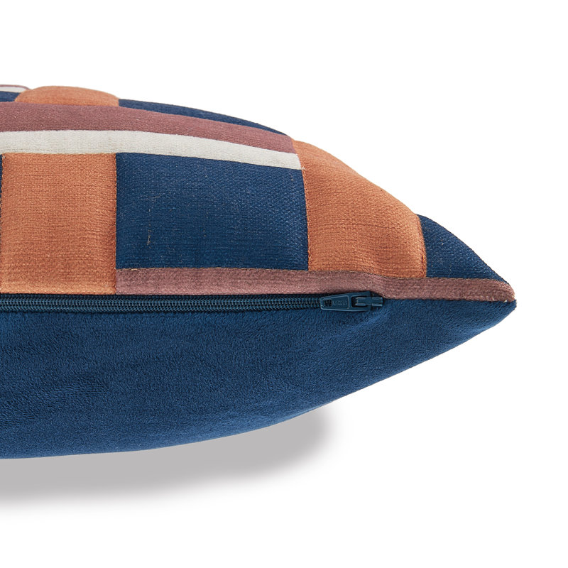 Blue Square Cushion Cover