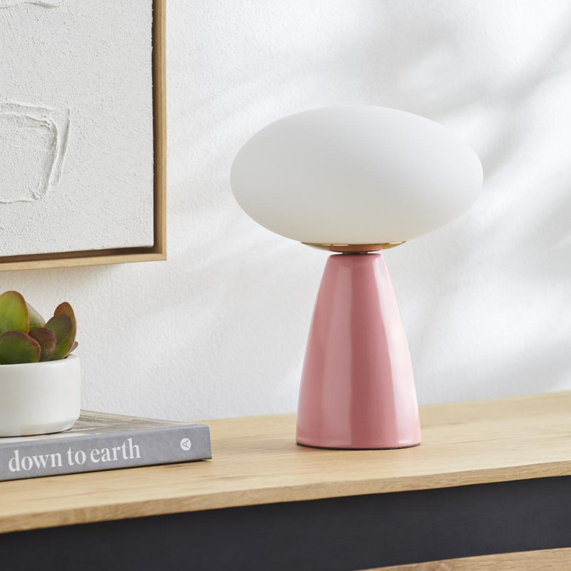Lampe de table en céramique Deckard, Rose