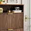 Shoe Cabinet Storage for Entryway Hidden Shoes Storage Cabinet with 2 Flip Drawers-2105707446-2105707442