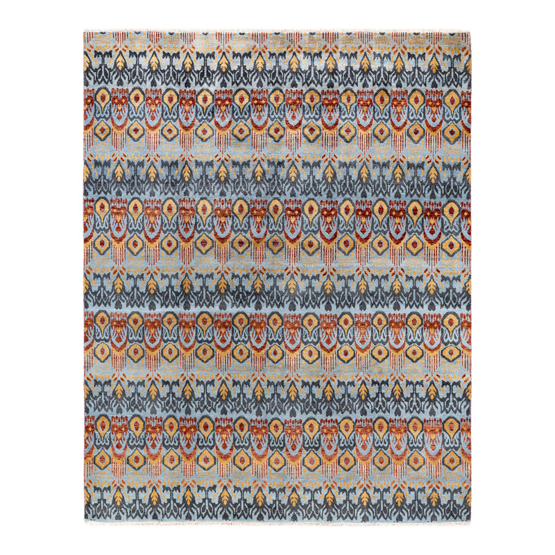 Overdyed One-of-a-Kind 8' 0" X 10' 2" Hand Knotted Area Rug