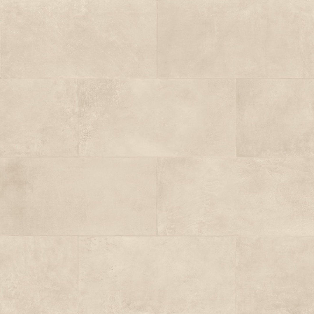Wave 12" x 24" Porcelain Wall & Floor Tile (Set of 8) Bedrosians 
