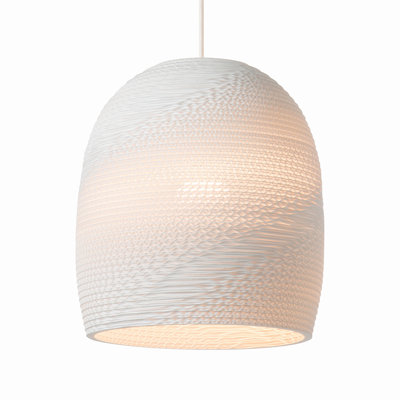Scraplight Recycled Cardboard Pendant Light - Bell