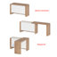 Bureau d'ordinateur l 83,8 po Arez
