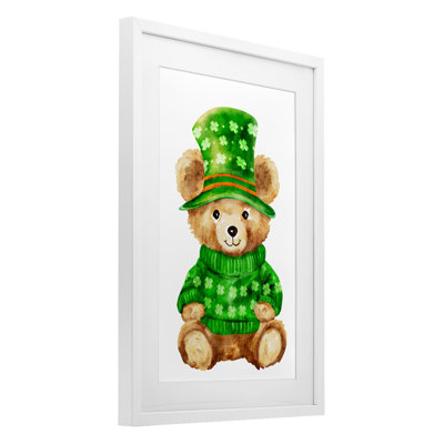 «St. Patty's Day», reproduction sous verre encadrée par Amy Hall