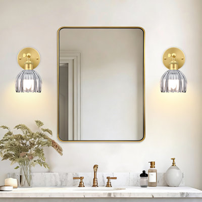 Ensemble de 2 appliques murales à piles avec télécommande et ampoule, à intensité variable, sans fil et à intensité variable (3 couleurs et 12 RVB) pour le couloir du salon de la chambre à coucher