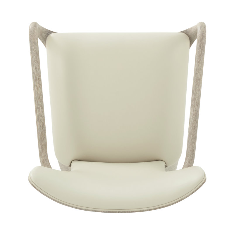 Repose Leather Arm Chair, Gray