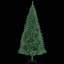 Sapin de Noël artificiel pré-illuminé avec boules DEL, 118,1 pouces, vert
