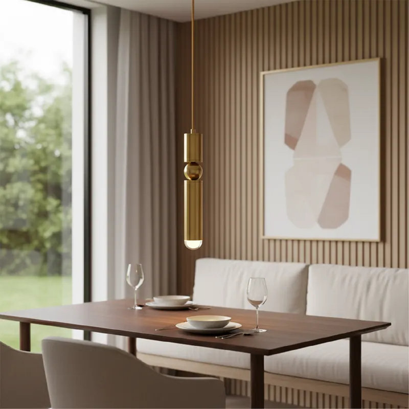 Luminaire suspendu en acrylique nordique moderne à DEL E27