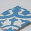 Carreau de mur et de sol à motif ciment 8 po x 8 po Melah