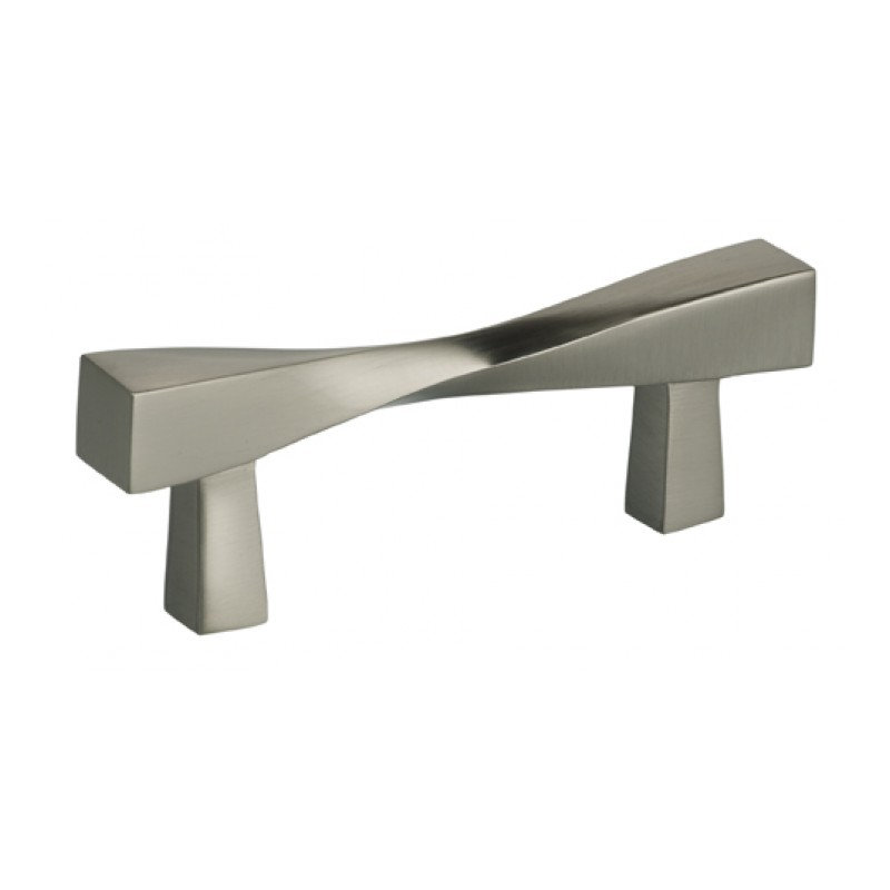 Poignée barre Ultima Cabinet Center to Center, Nickel satiné, 4 5/8"