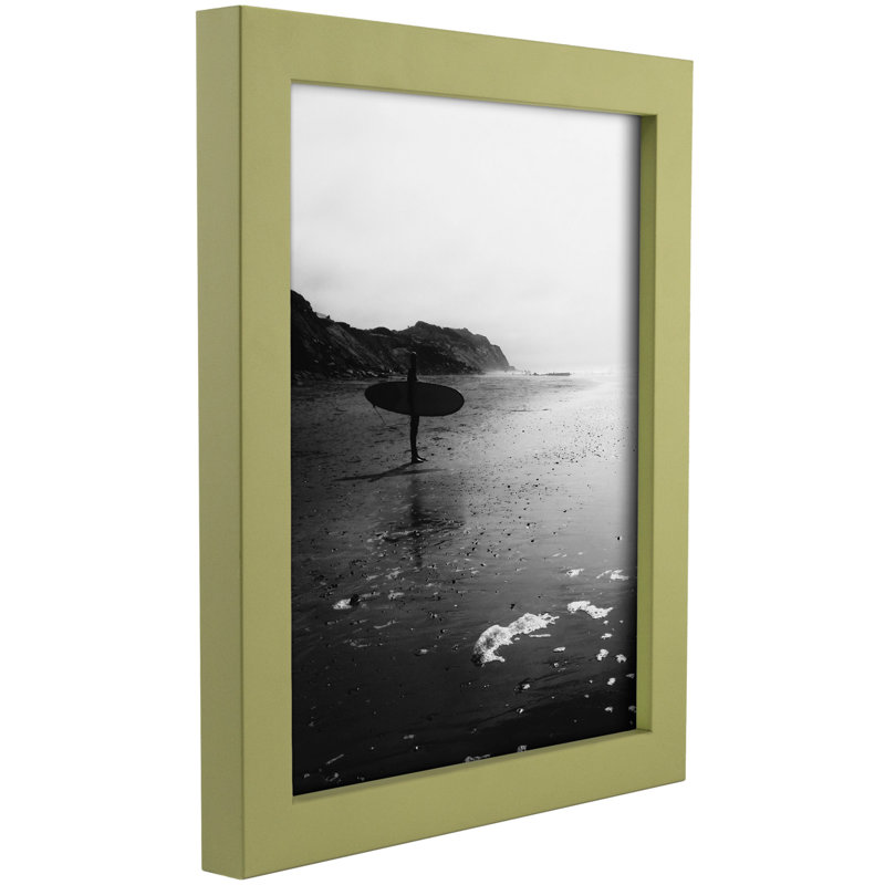 Cadre photo confetti 0,875 po Confetti, L 20 po x H 30 po avec passe-partout l 16 po x H 2, Vert olive