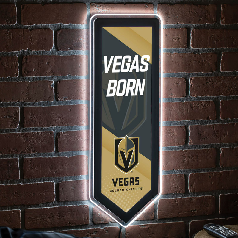 Enseigne murale NHL Team Pennant, Golden Knights de Las Vegas