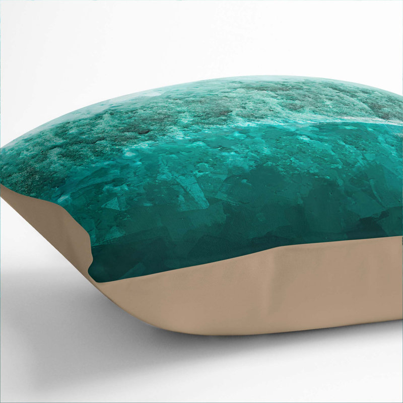 Square Throw Cushion, Stone, 55cm H x 55cm W x 20cm D