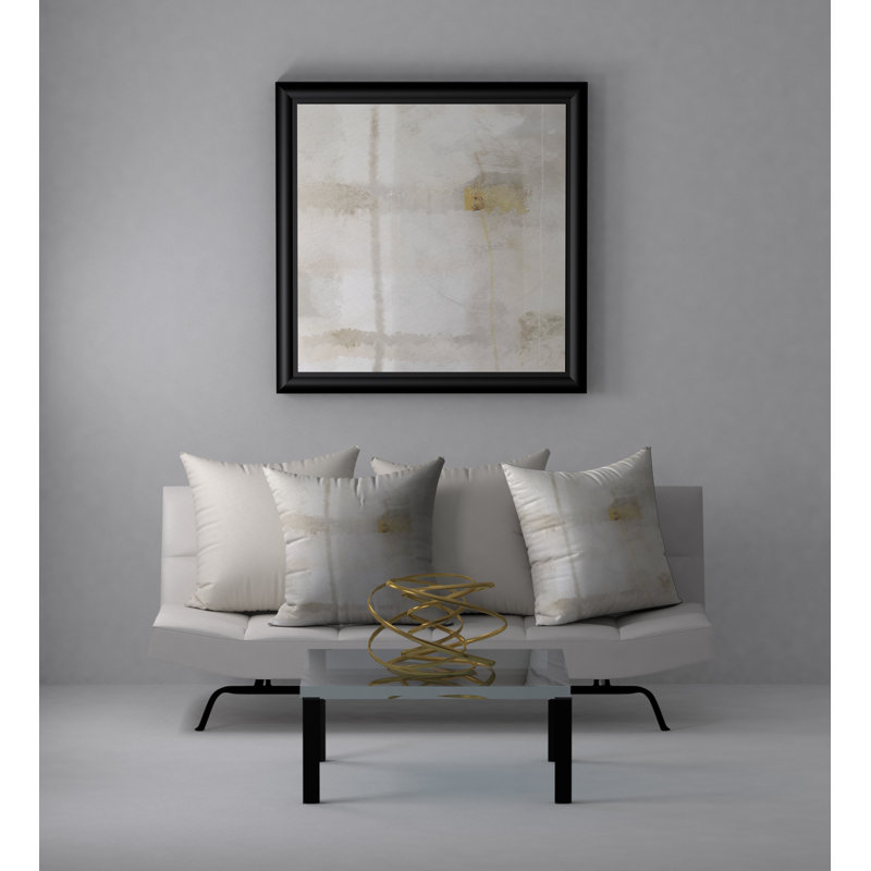 Abstract Throw Pillow, 18" H x 18" W