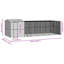 247cm Galvanised Steel Floor Bird Cage