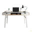 Bureau d'ordinateur compact avec rangement multiple