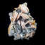 Cerussite, barite rose et Galena - Mibladen, Maroc