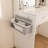 LED Mirror Vanity Dressing Table With Adjustable Lights, Large Drawers, Hair Dryer Stand, And Non-Woven Storage Bag For Makeup And Organization