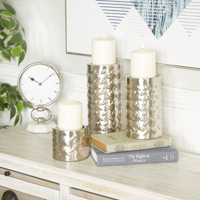 Iron Tabletop Candlestick Set
