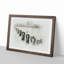 Perched Pigeons in Abstract - Picture Frame Graphic Art Print-55739121-55739120
