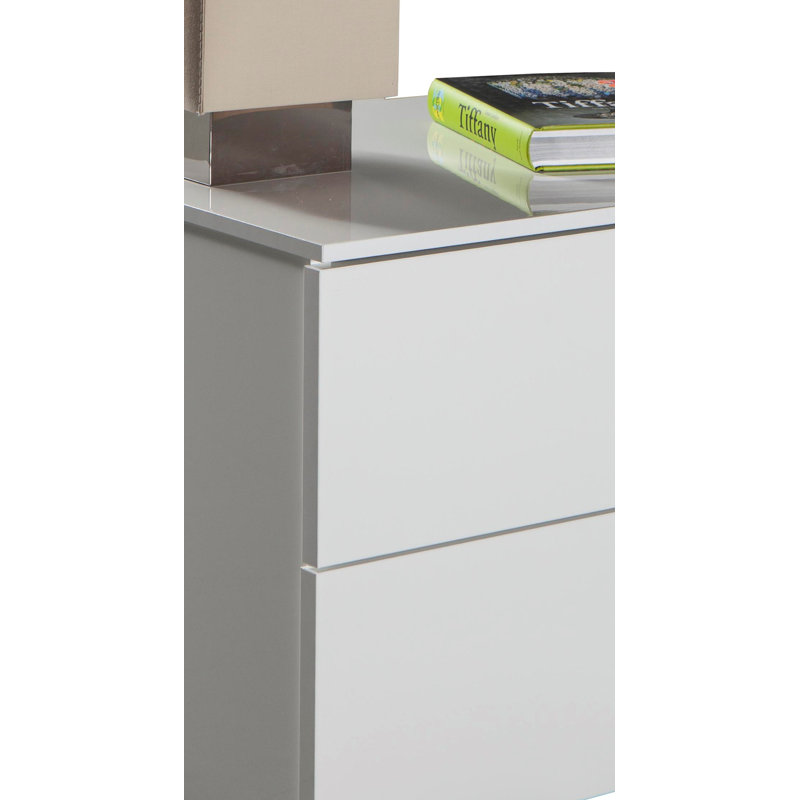 Privilegio 55cm W Manufactured Wood Bedside Table