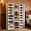 23-Shelf Freestanding Shoe Organizer, White Water- , & , Decorative Storage For Bedroom, Living Room, Entryway Spaces Spacious Rack, Scratch-, , Ideal Options