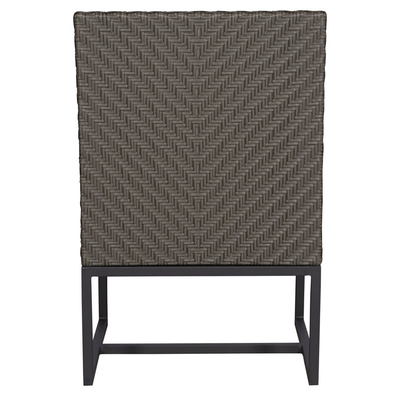 Michael Weiss Outdoor Lounge Chair, Cove Pebble Sunbrella