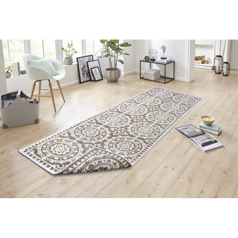 Jardin Flatweave Grey Rug, Runner 80 x 350cm