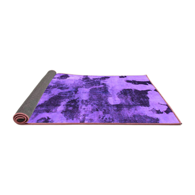 Tapis mauve Kamiria, Rond 7 pi