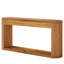 Console cannelée étroite 62,99 po avec rangement pour canapé d'entrée