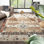Tapis tribal beige / brun / gris